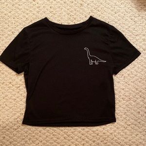 FREE WITH ANY PURCHASE Dinosaur Crop Top